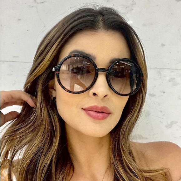💯 - New Authentic Gucci GG1067S 002 Round Havana Brown sunglasses - Picture 1 of 16